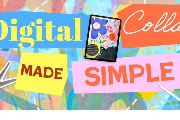 Digital Collage Made Simple Header Banner